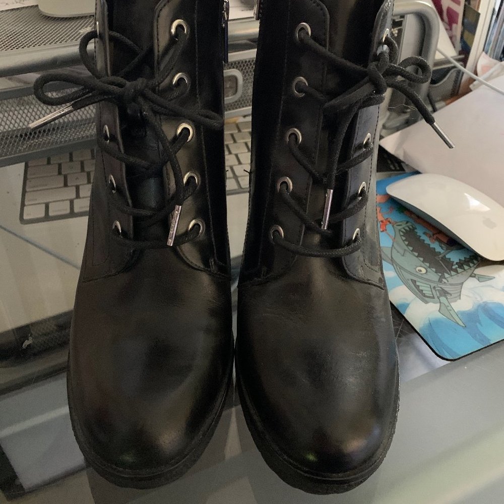 Michael Kors High Heel Combat Boots